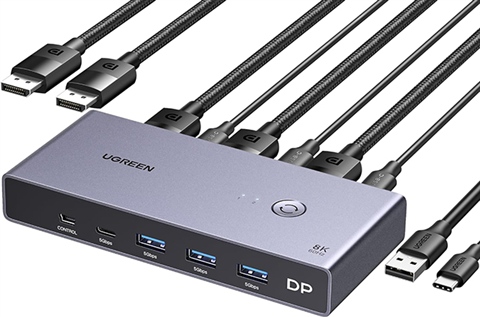 Ugreen 25962 8K Displayport KVM Switch - CeX (MX): - Comprar